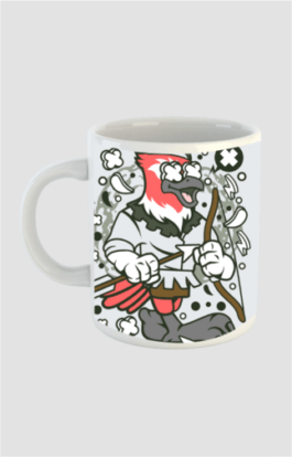 Bird Robin Hood – White Coffee Mug