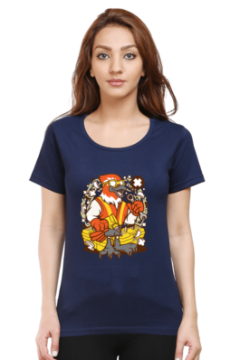 Bird Mechanic Worker – Women’s Round Neck Half Sleeve T-Shirts