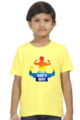 The Dad’s Way – Boy Round Neck Half Sleeve T-Shirt