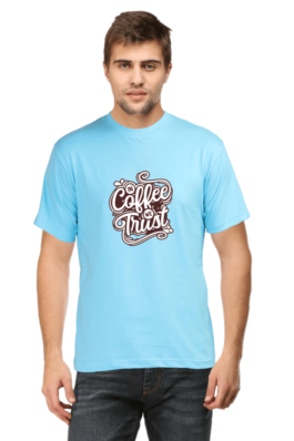 In Coffee We Trust – Men’s Round Neck Half Sleeve T-Shirts