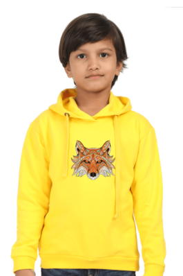 Fox Head Art – Kids Hooded SweatShirt