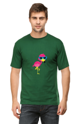 TROPICAL BIRDS – Men’s Round Neck Half Sleeve T-Shirts