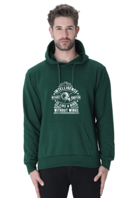 Intelligence Without Ambition- Unisex Hooded SweatShirt