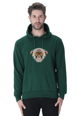 Monkey Head Art – Unisex Hooded SweatShirt