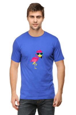 TROPICAL BIRDS – Men’s Round Neck Half Sleeve T-Shirts